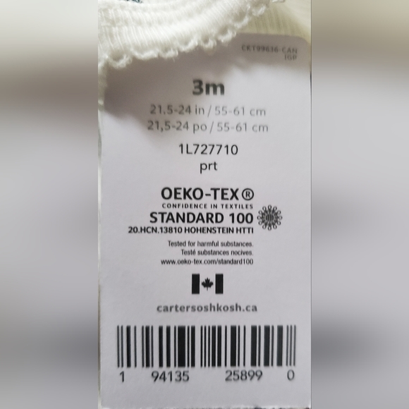 💥Baby deals 3/$10💥NWT Carter's Baby Floral 2-Way Zip Sleeper - Picture 6 of 6